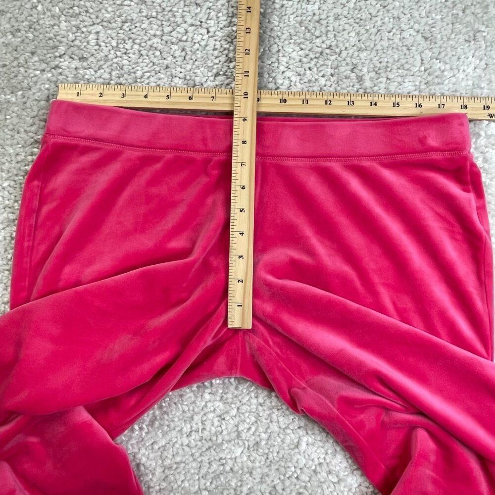 Juicy Couture Pink Velour Rhinestone Classic Pants - Picture 8 of 8